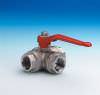 3 WAY BALL VALVES (L. PORT) - 1 AND 1/2 INCH BSP