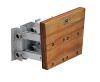 Aluminium adjustable motor bracket, 70 kg max .